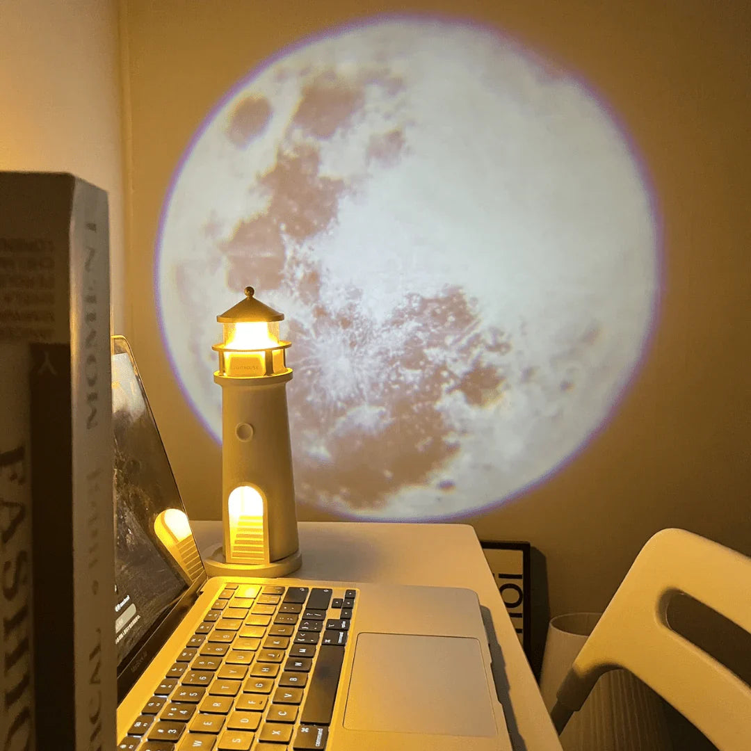 Moon Lamp™ - Lighthouse Night